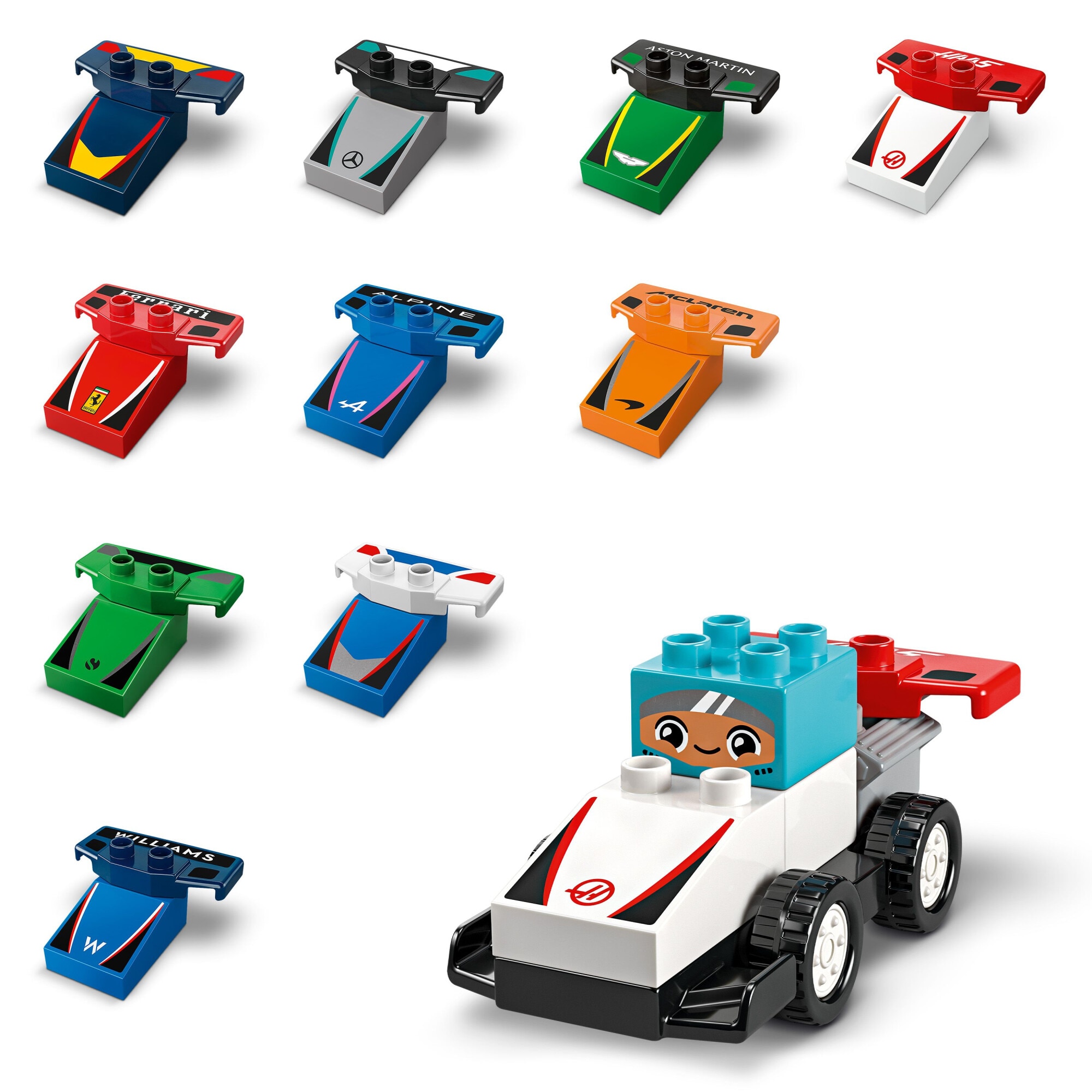 LEGO® DUPLO - Echipa F1®: Masini si piloti de curse 10445, 70