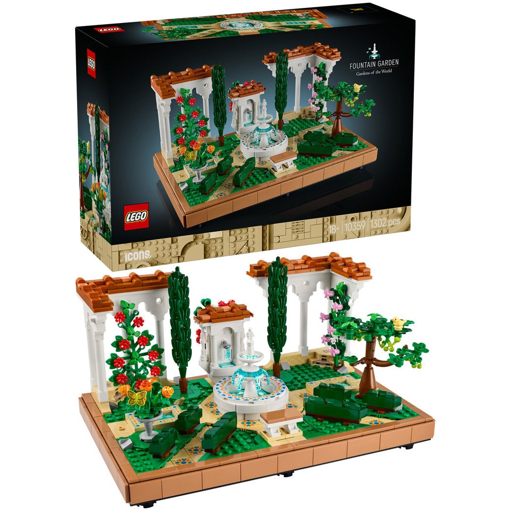 LEGO® Icons - Gradina cu fantana 10359, 1302 piese