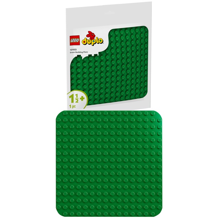 LEGO DUPLO 10460 építőlap, Zöld, 1 db