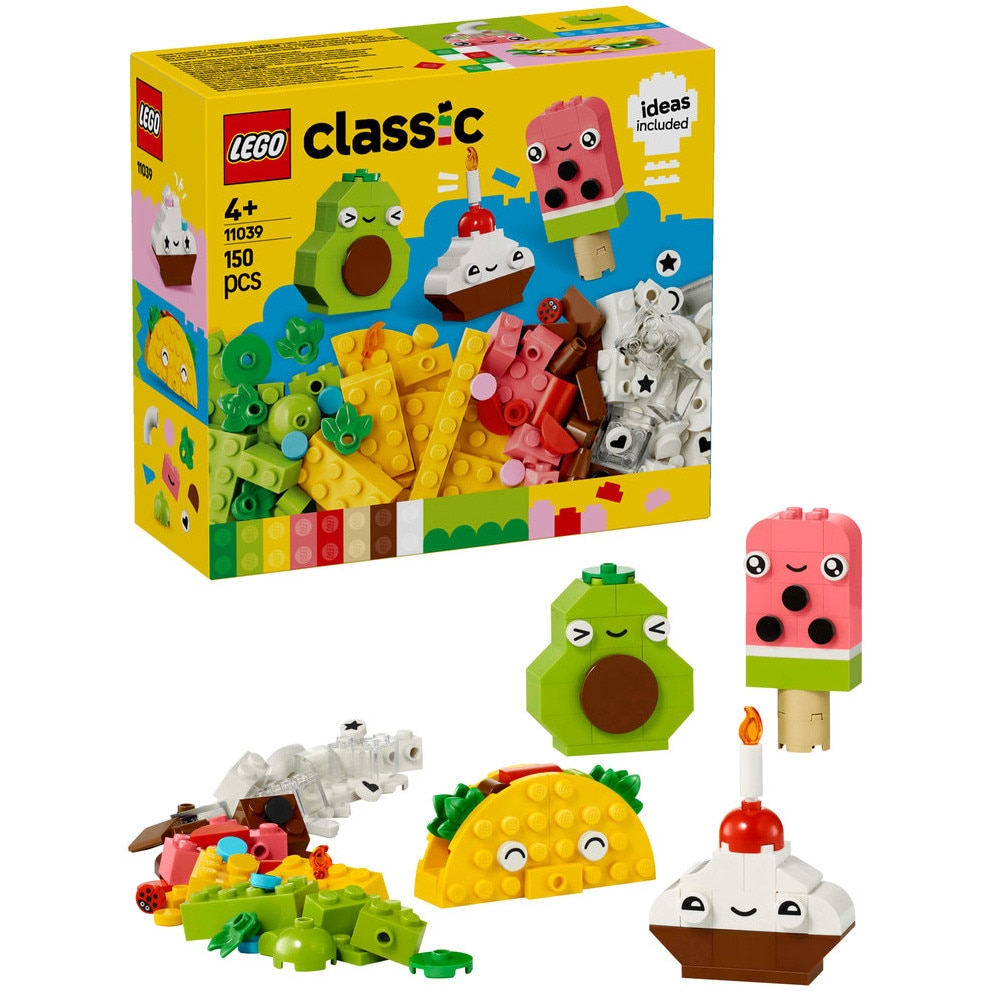 LEGO® Classic - Prieteni alimentari creativi 11039, 150 piese