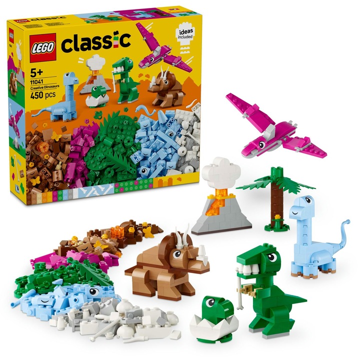 LEGO® Classic - Creative Dinosaurs 11041, 450 части
