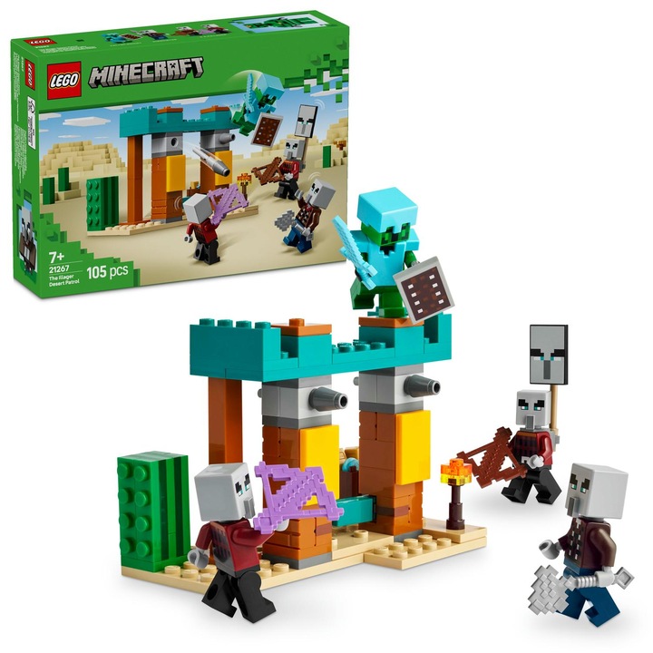 LEGO® Minecraft - Illager Desert Patrol 21267, 105 части