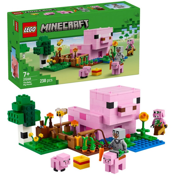 LEGO® Minecraft® A kismalac háza 21268