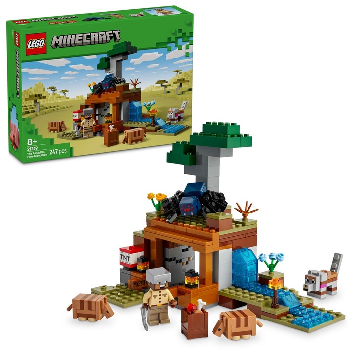 LEGO® Minecraft - Tatu Mining Expedition 21269, 247 части