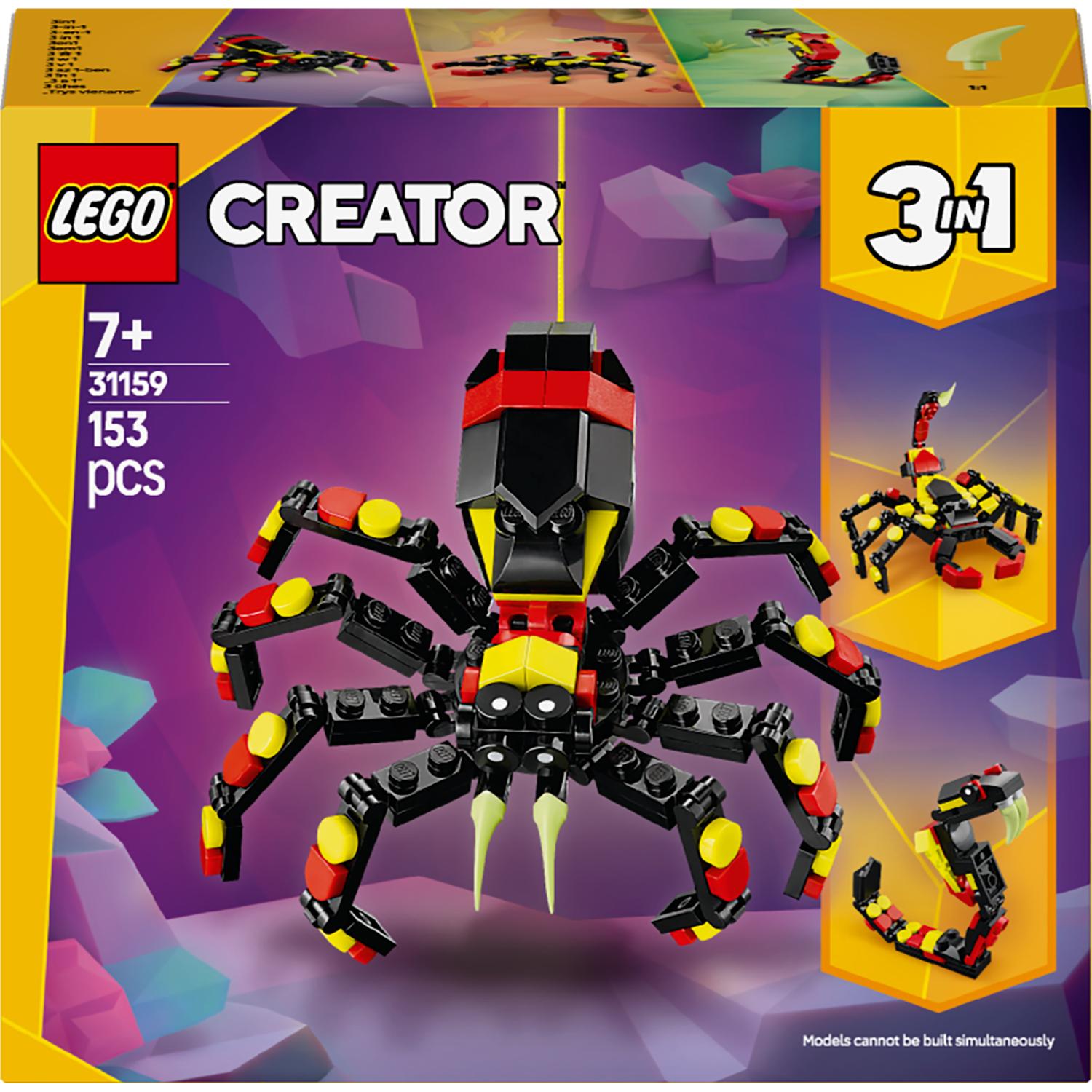 LEGO® Creator 3 in 1 - Animale salbatice: Paianjen surprinzator
