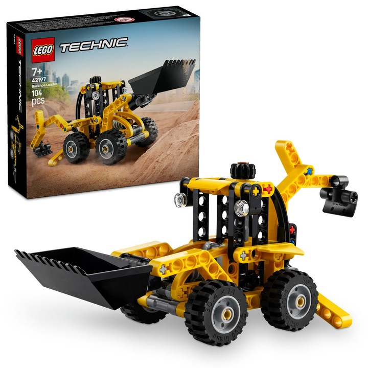 LEGO® Technic - Backhoe Loader 42197, 104 части