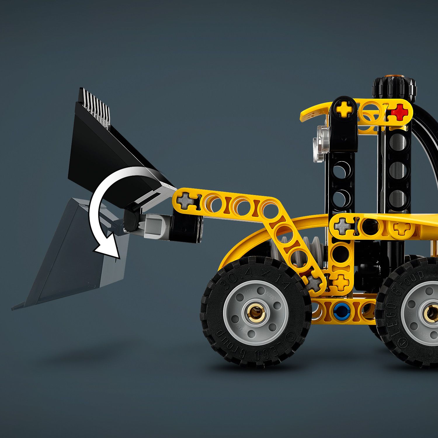 LEGO® Technic - Buldoexcavator 42197, 104 piese - eMAG.ro