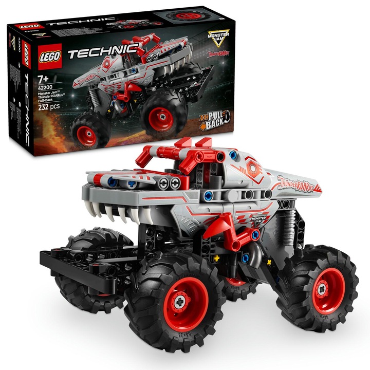 LEGO® Technic - Monster Jam™ ThunderROARus™ с пружинен мотор 42200, 232 части