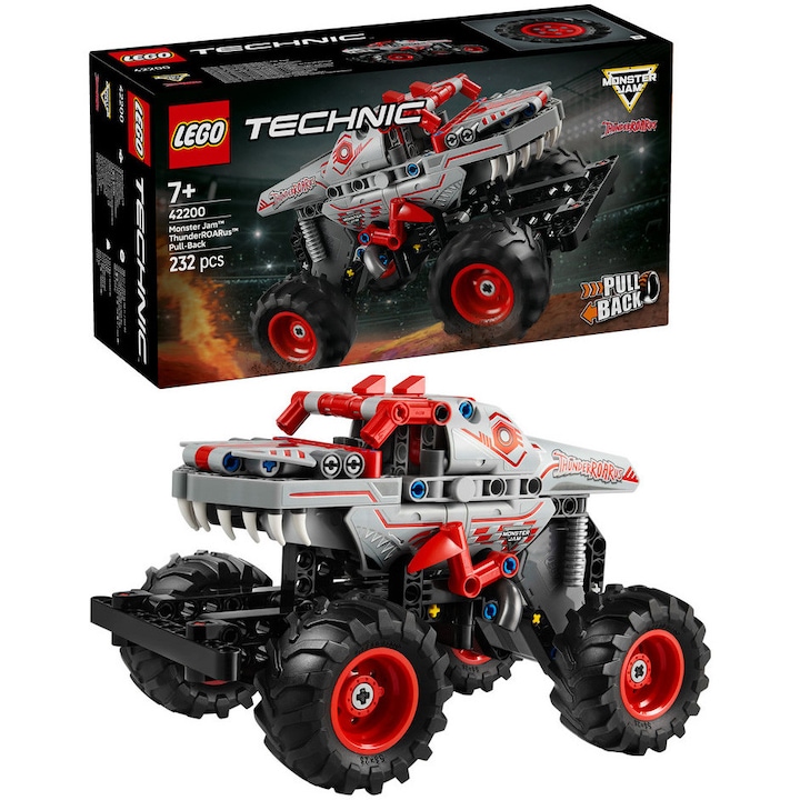 LEGO® Technic - Monster Jam™ ThunderROARus™ с пружинен мотор 42200, 232 части