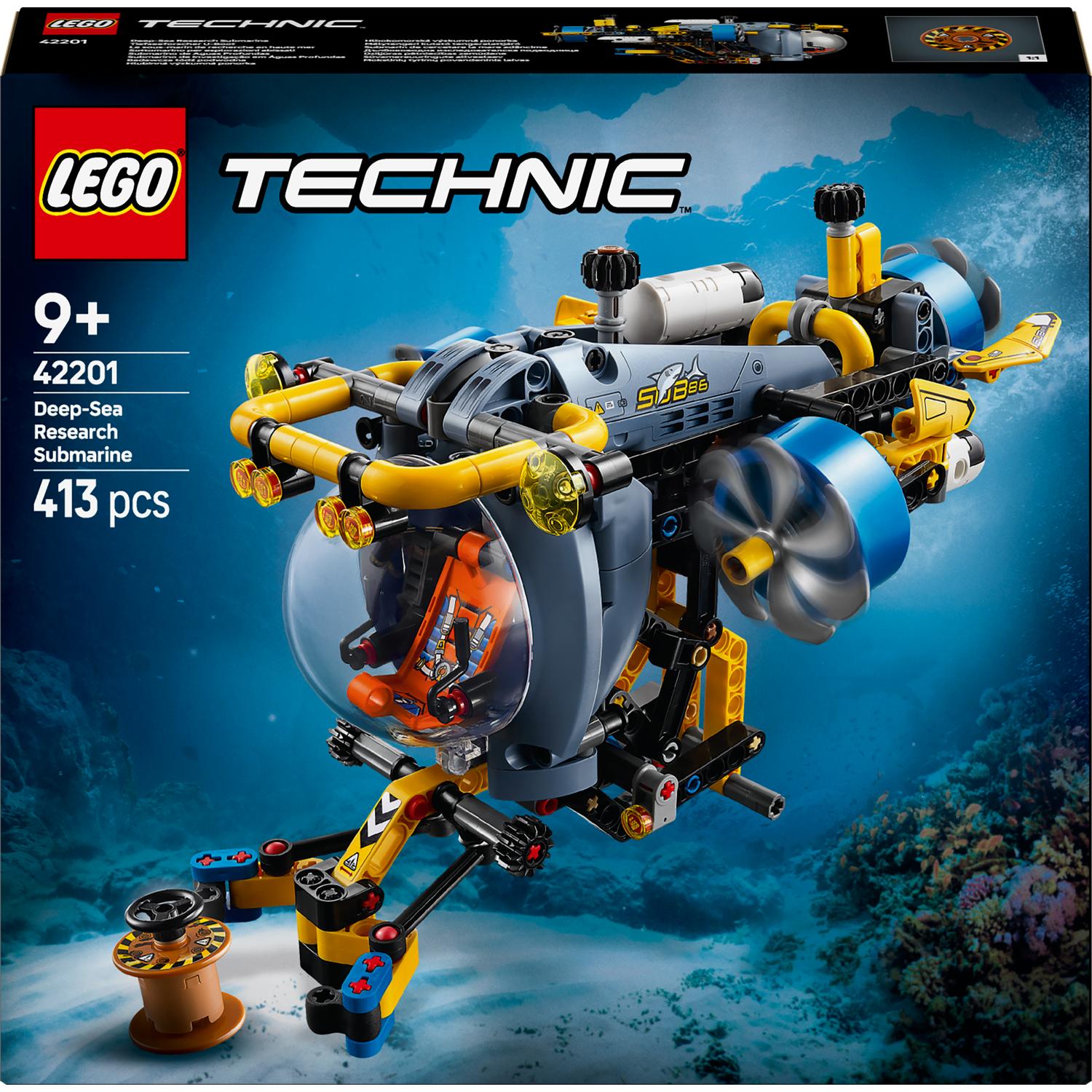 LEGO® Technic - Submarin de cercetare la mare adancime 42201, 413