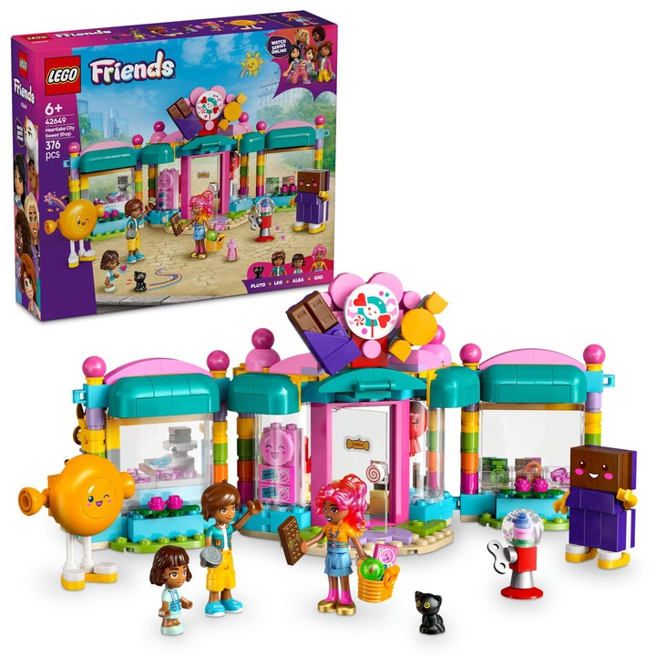 LEGO® Friends - Сладкарница Heartlake City 42649, 376 части