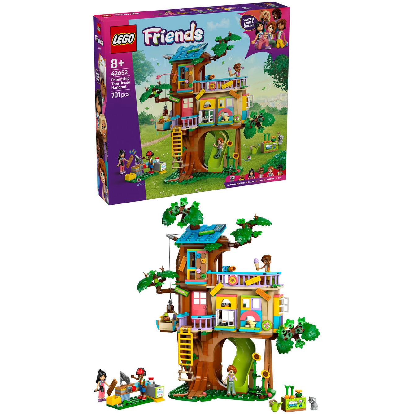 LEGO® Friends - Momente cu prietenii la casa din copac 42652, 701