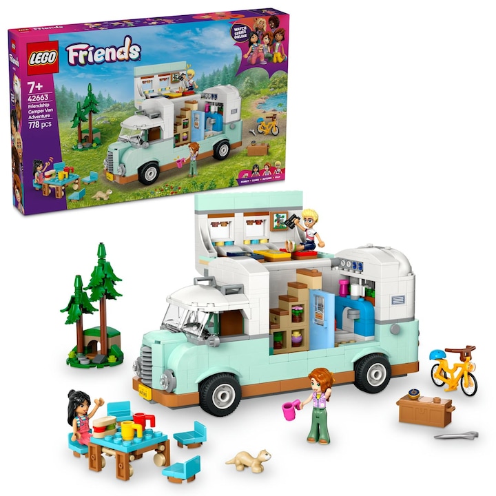 LEGO® Friends - Friends' Campervan Adventure 42663, 778 части