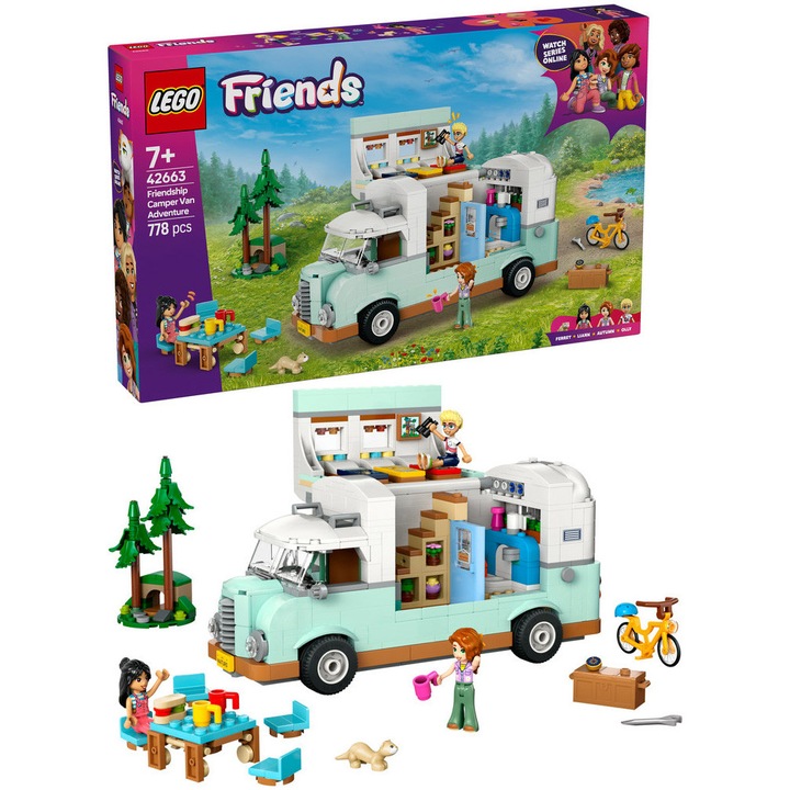LEGO® Friends Barátság lakóautós kaland 42663