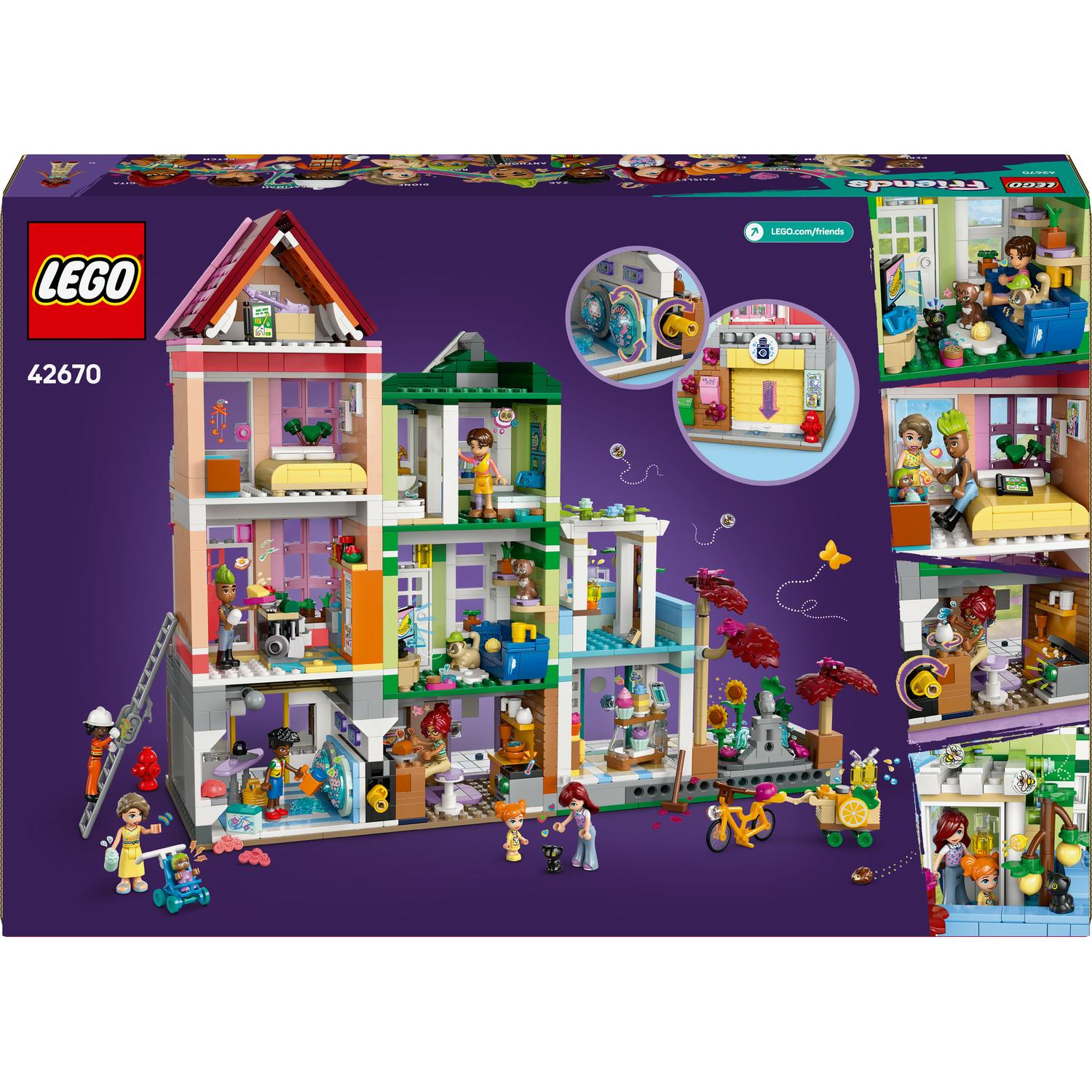 LEGO® Friends - Apartamente si magazine in orasul Heartlake 42670
