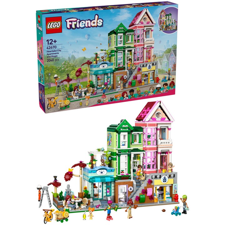 LEGO® Friends Heartlake City lakások és üzletek 42670
