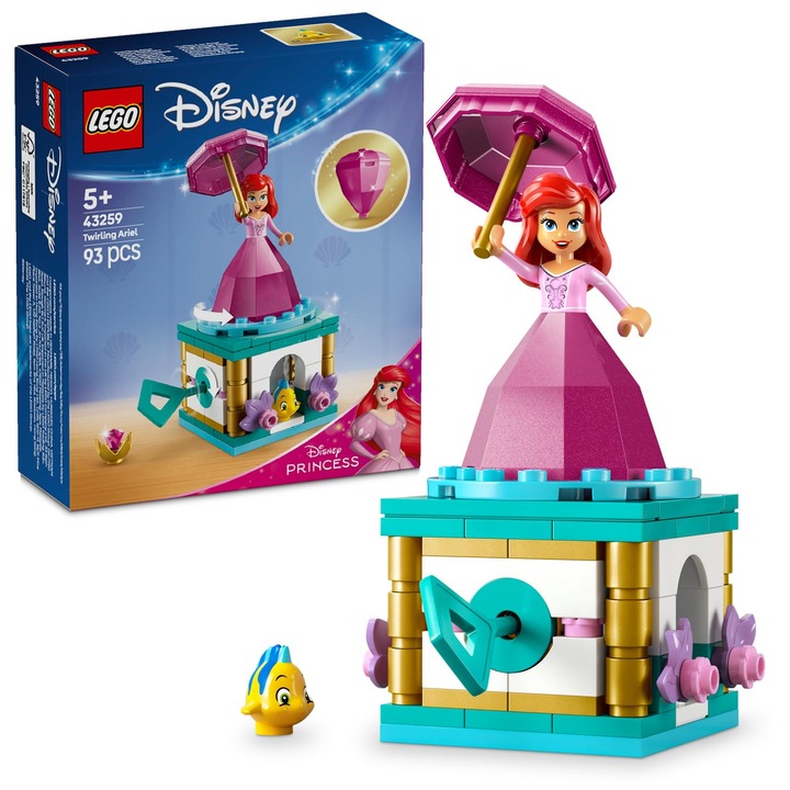 LEGO® Disney Princess - Ариел прави пируети 43259, 93 части