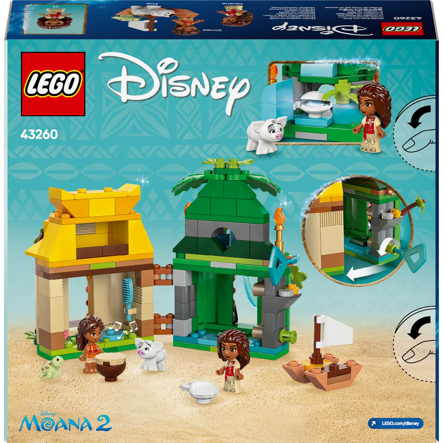 LEGO® Disney Princess™ - Distractie pe insula Moanei 43260, 175