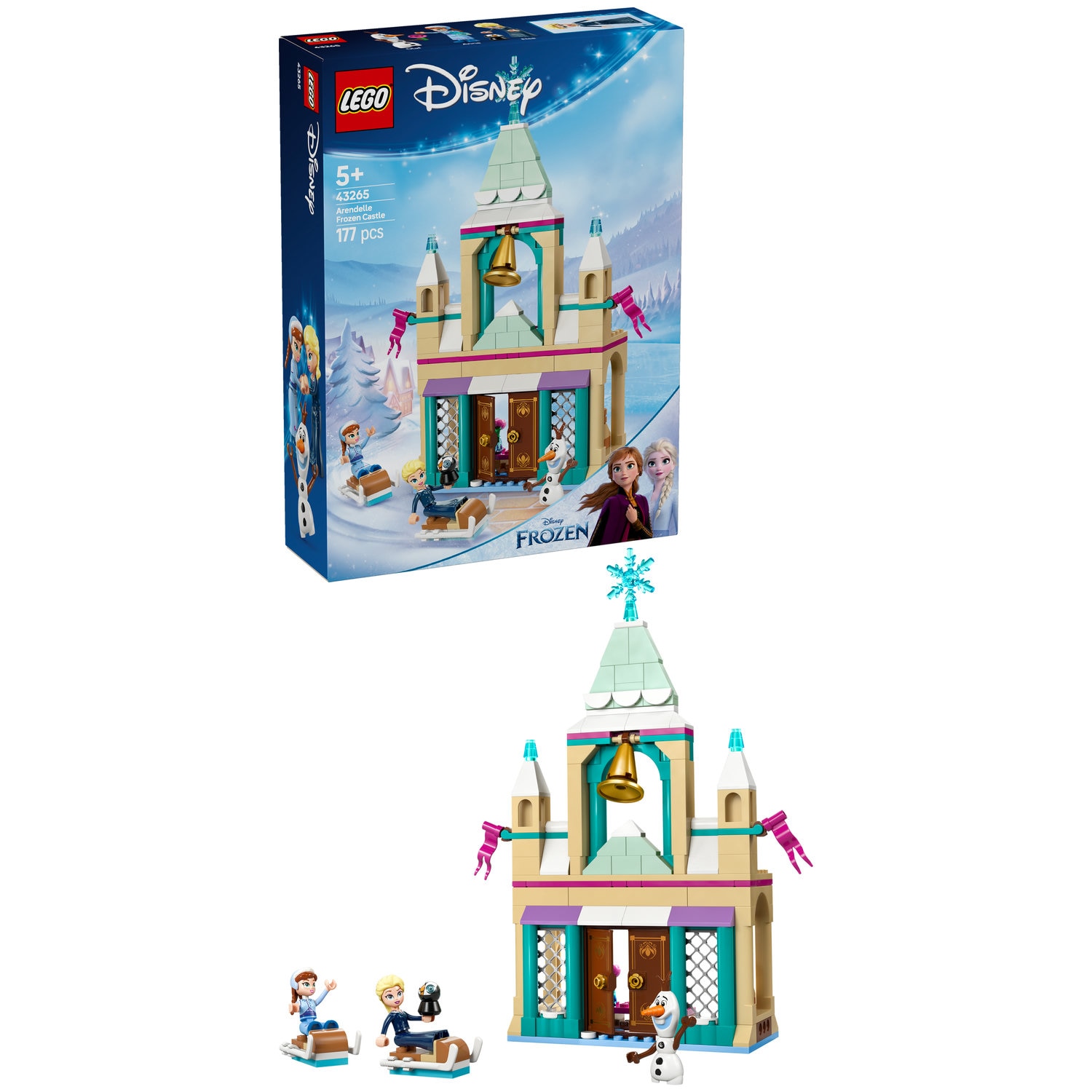LEGO® Disney Princess™ - Castelul Arendelle din Regatul de gheata 43265, 177 piese