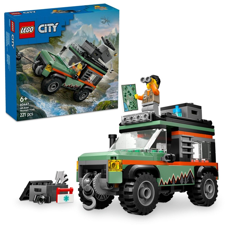 LEGO® City - Офроуд камион 4x4 60447, 221 части