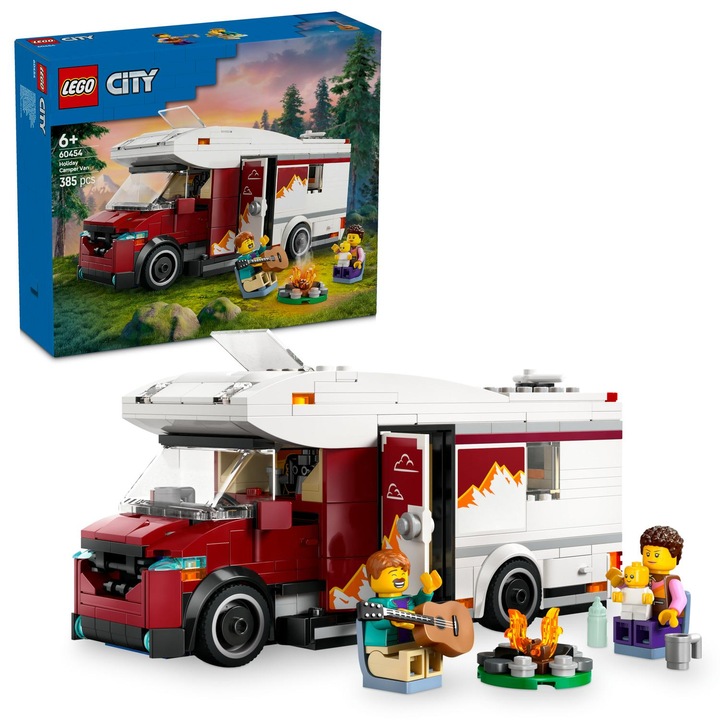 LEGO® City - Каравана за ваканционни приключения 60454, 385 части