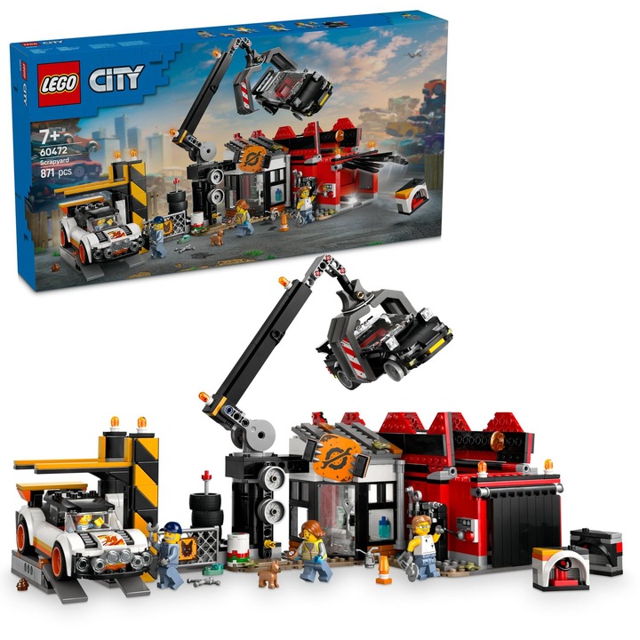 LEGO® City - Old Car Graveyard 60472, 871 части