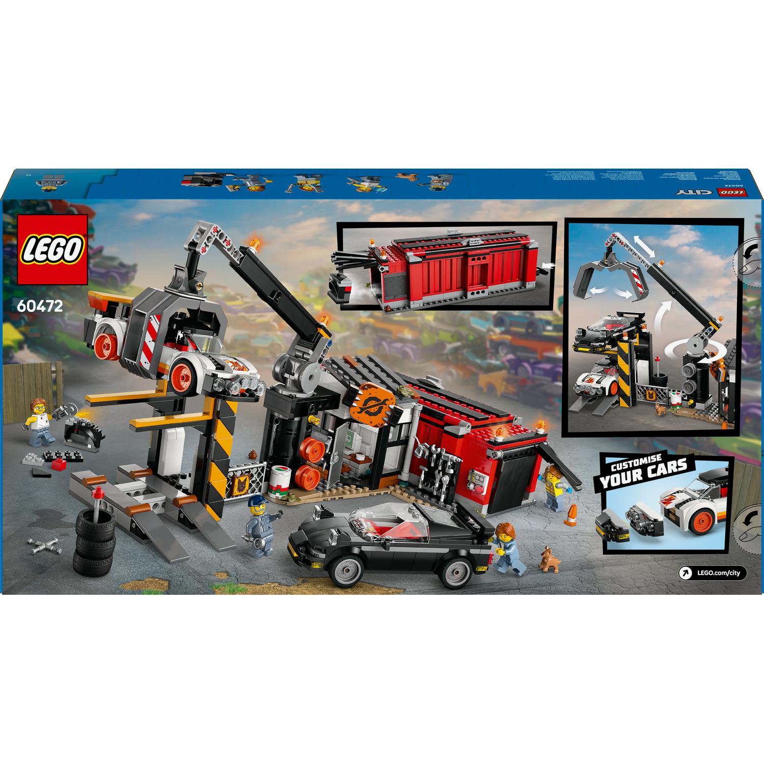 LEGO® City - Old Car Graveyard 60472, 871 части - eMAG.bg