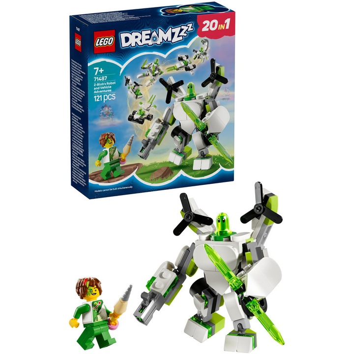 LEGO® DREAMZzz™ - Z-Blob robot és járműves kalandjai 71487, 121 db