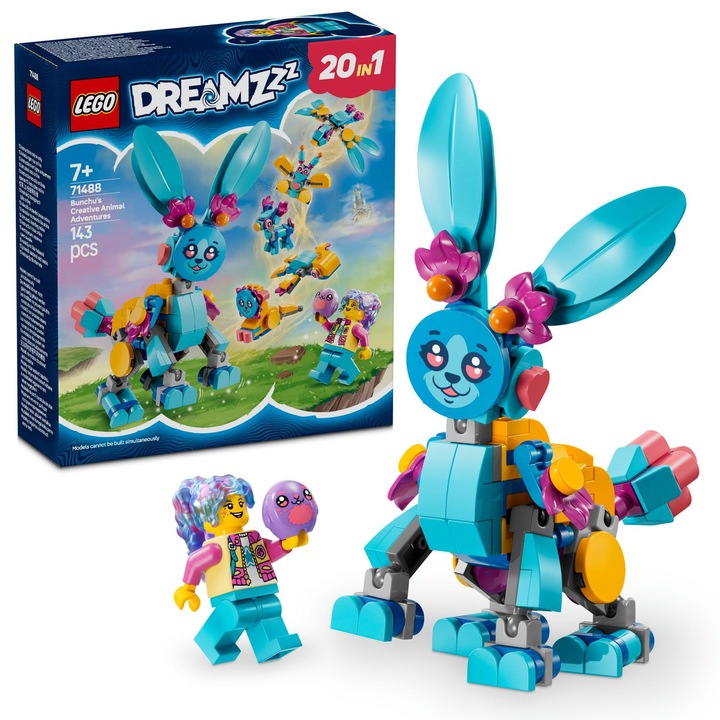 LEGO® DREAMZzz - Bunchu's Creative Animal Adventures 71488, 143 части