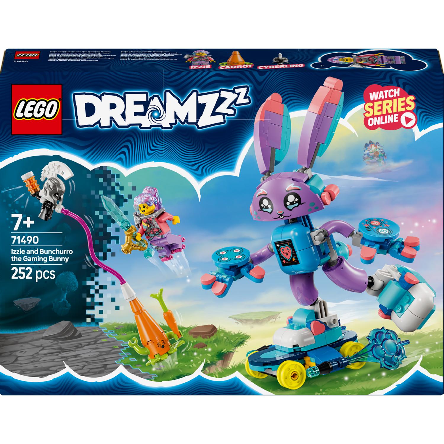LEGO® DREAMZzz - Izzie si iepurasul de gaming Bunchurro 71490, 252