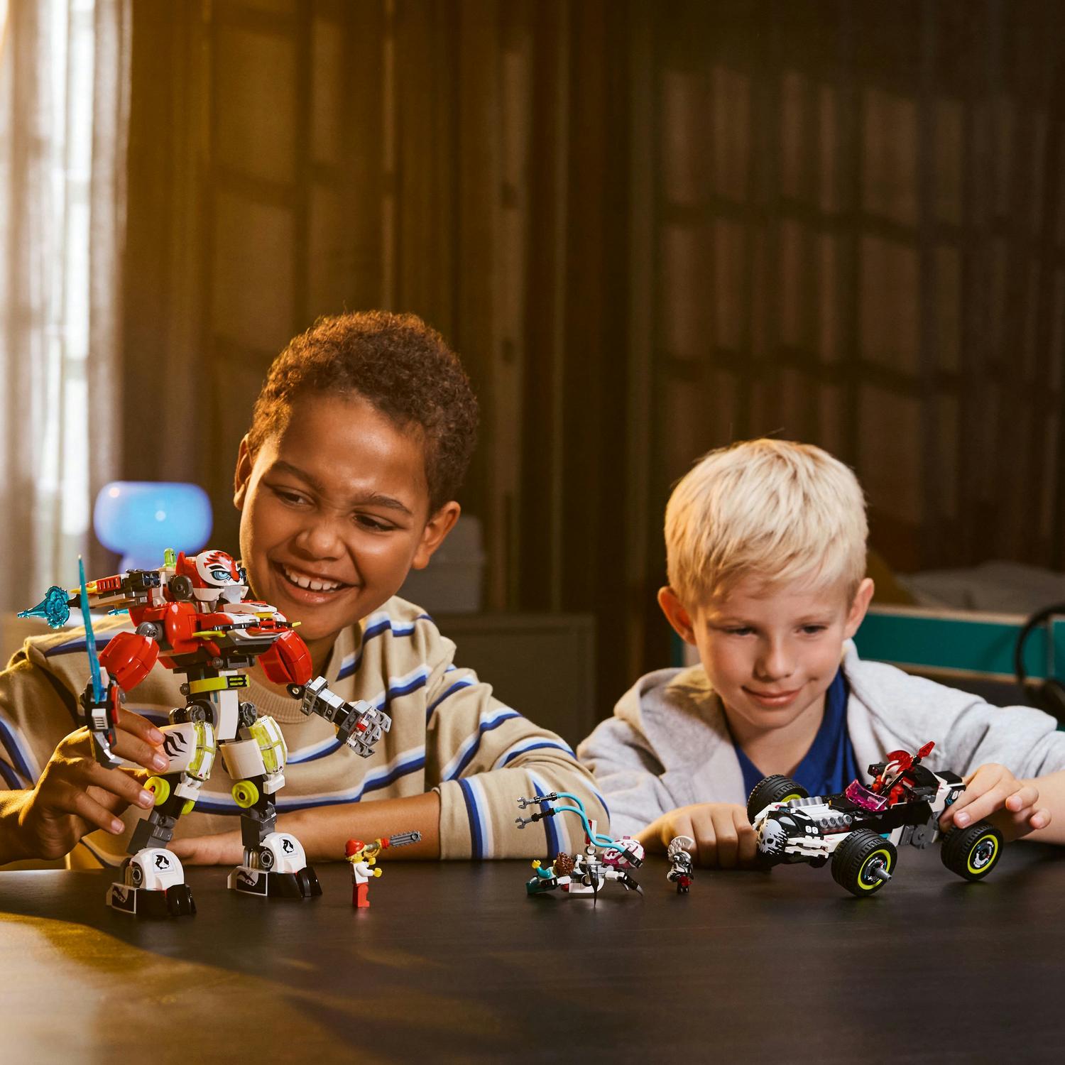 LEGO® DREAMZzz - Robotul tigru al lui Cooper si masina hot rod a