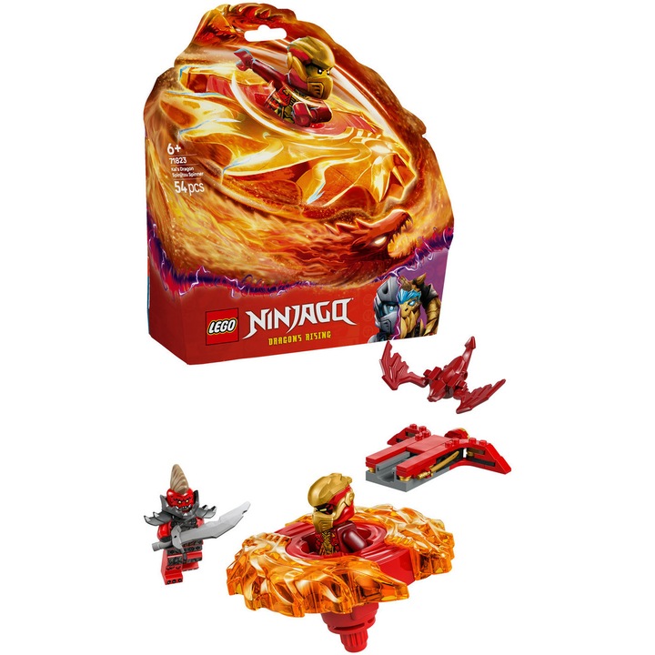 LEGO® Ninjago - Kai's Spinjitzu Spinning Dragon 71823, 54 части