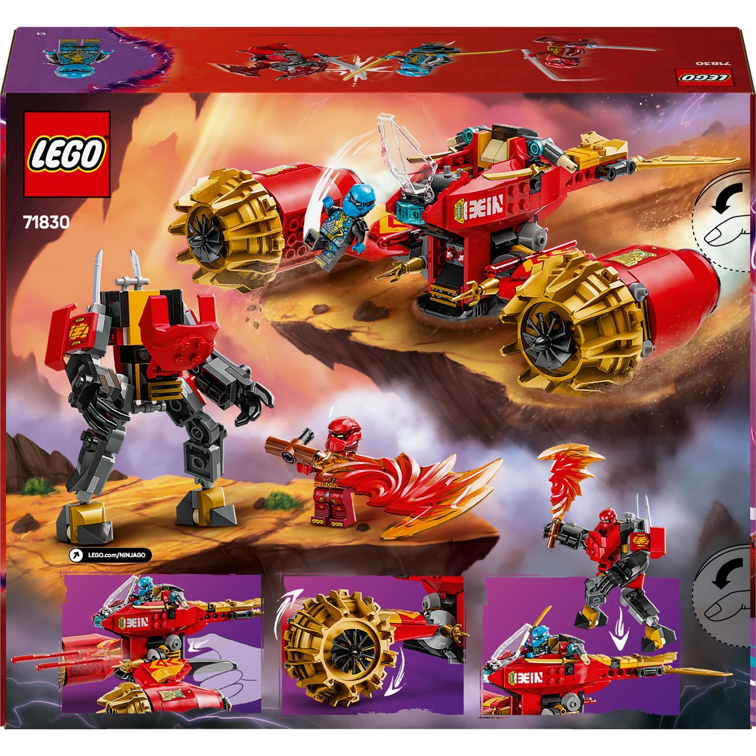 LEGO® Ninjago™ - Vehiculul-robot zburator al lui Kai 71830, 333