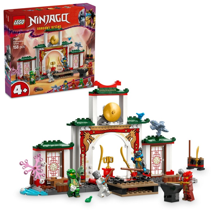 LEGO® Ninjago - Ninja Warriors' Temple of Spinjitzu 71831, 158 части