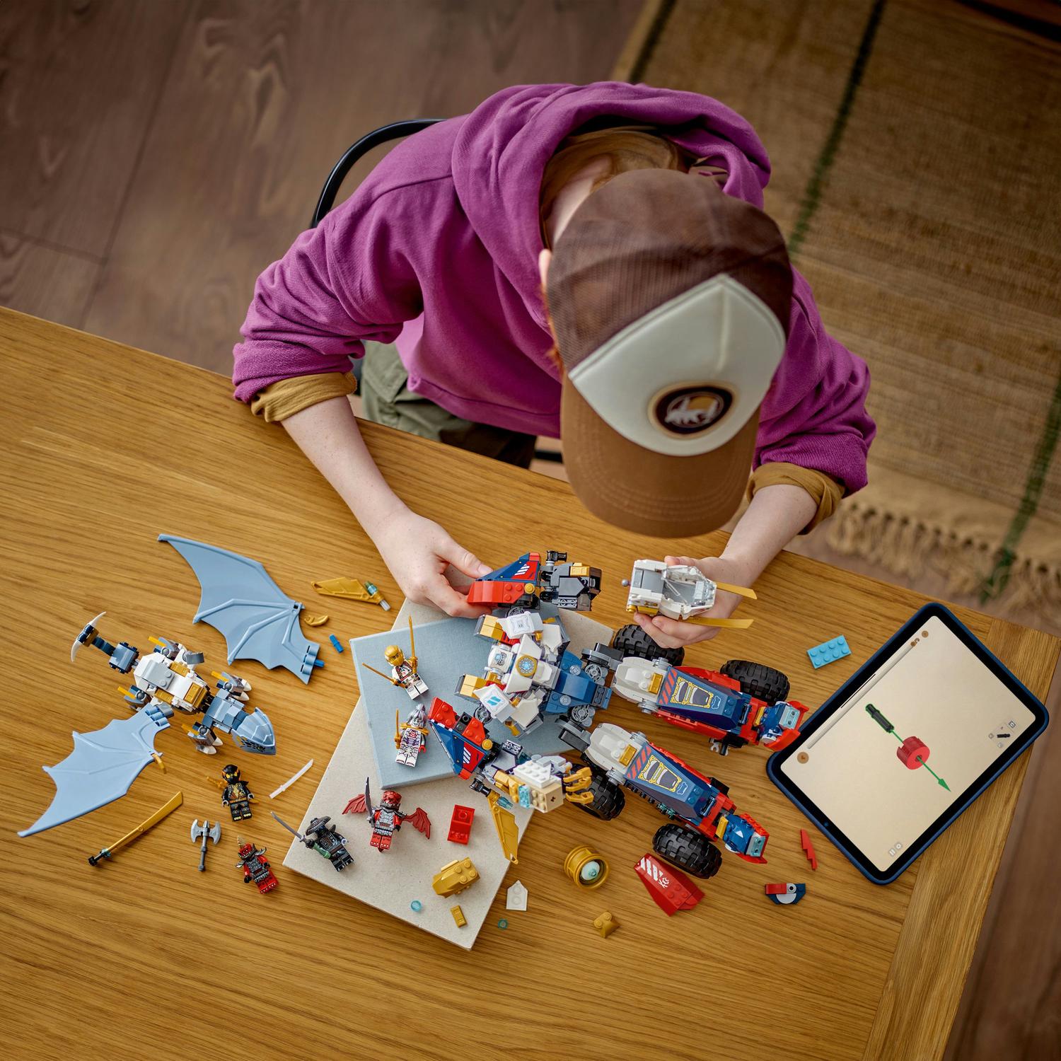 LEGO® Ninjago™ - Ultrarobotul combinat al lui Zane 71834, 1187
