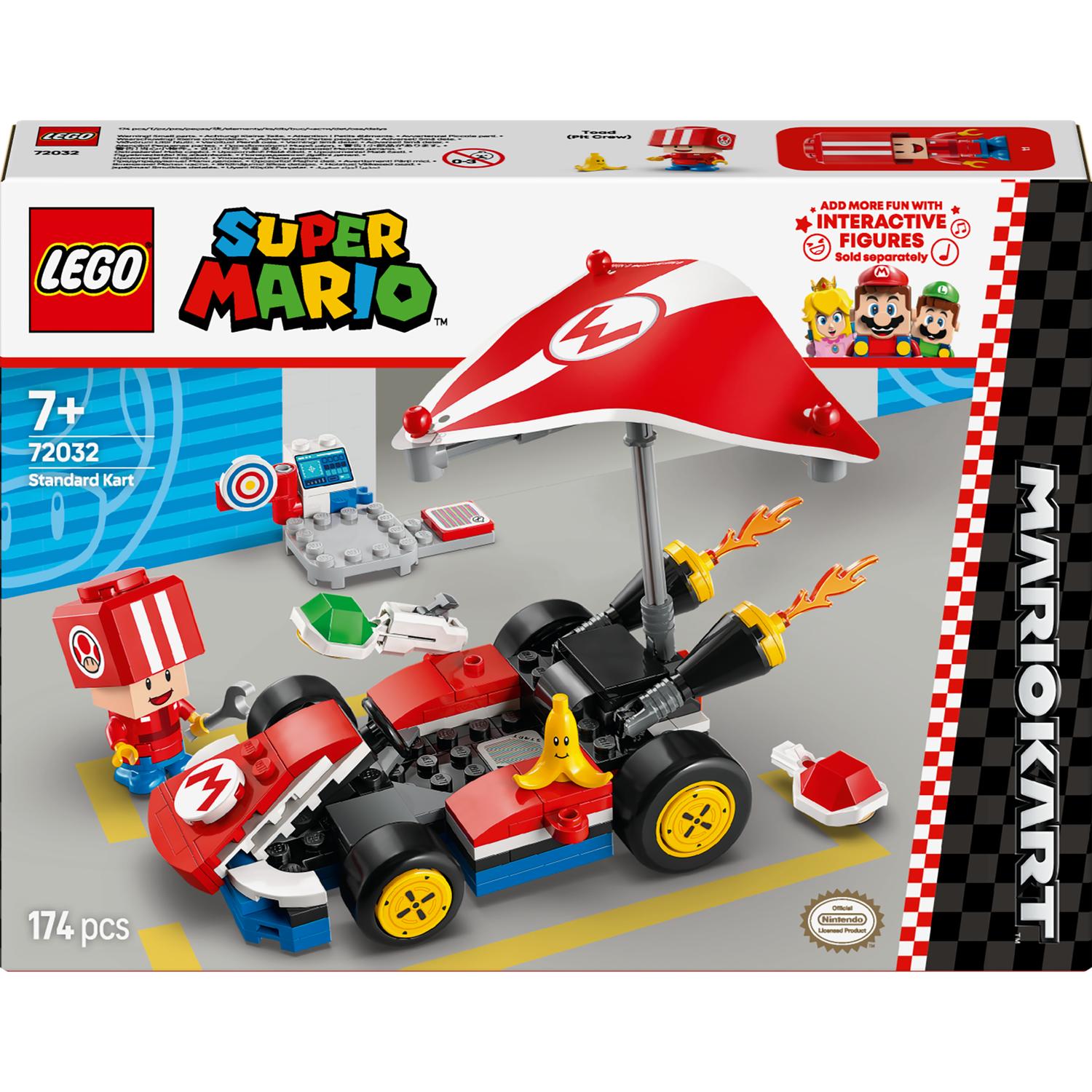 LEGO® Super Mario™ - Mario Kart™ – Standard Kart 72032, 174 piese