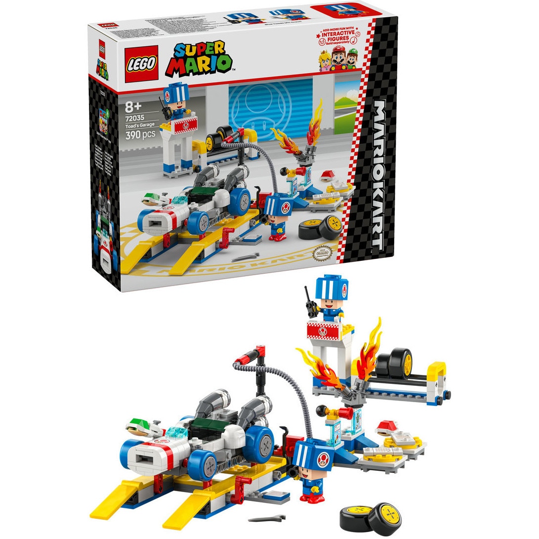 LEGO® Super Mario™ - Mario Kart™ – Garajul lui Toad 72035, 390 piese