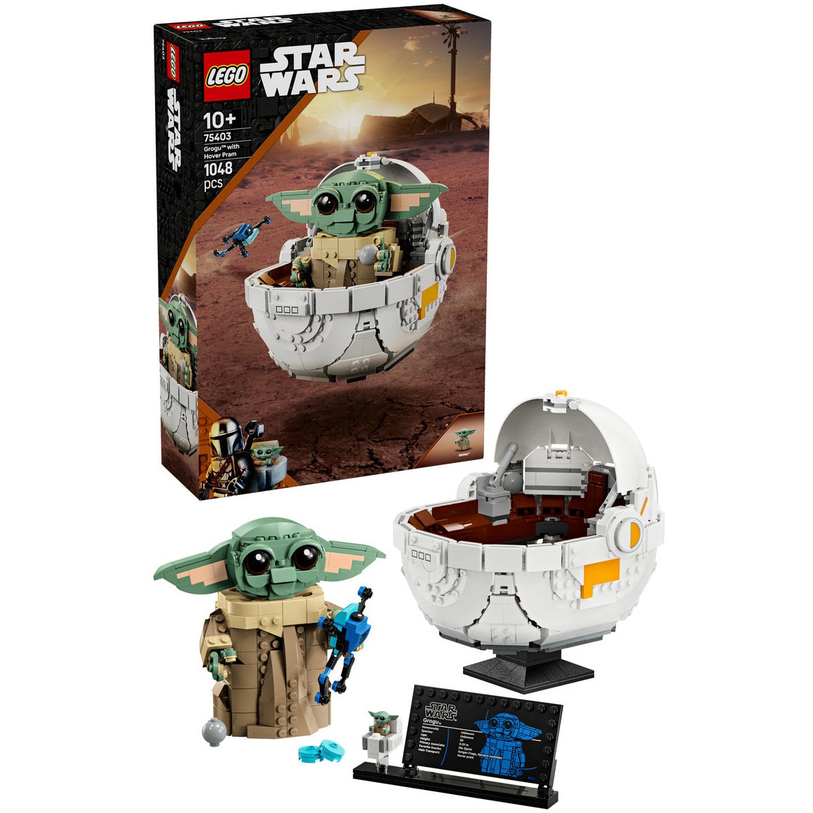 LEGO® Star Wars TM - Grogu™ cu landoul planor 75403, 1048 piese