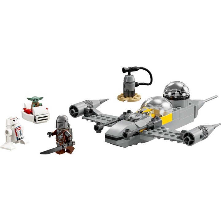LEGO® Star Wars TM - Nava de lupta stelara N-1 a lui Mando si Grogu 75410, 92 piese