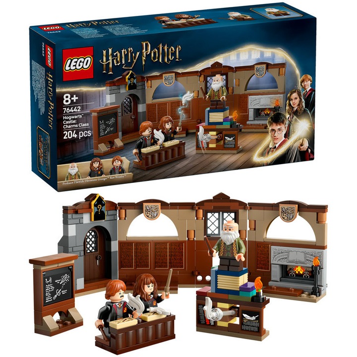 LEGO Harry Potter 76442 építőkészlet, Roxfort kastély: Bűbájtanóra, 204 db, 8+ év, többszínű
