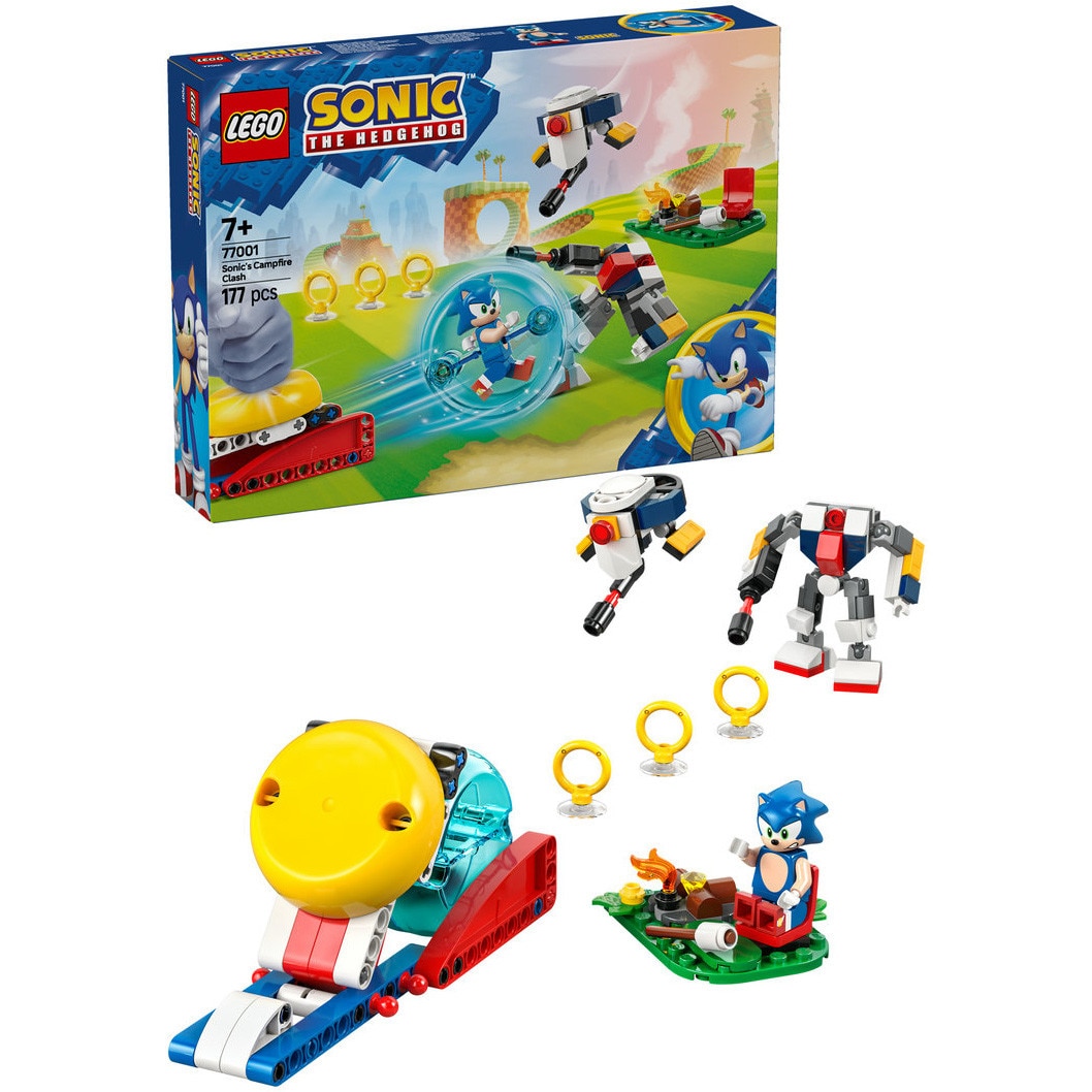 LEGO® Sonic The Hedgehog™ - Infruntare la focul de tabara al lui Sonic 77001, 177 piese