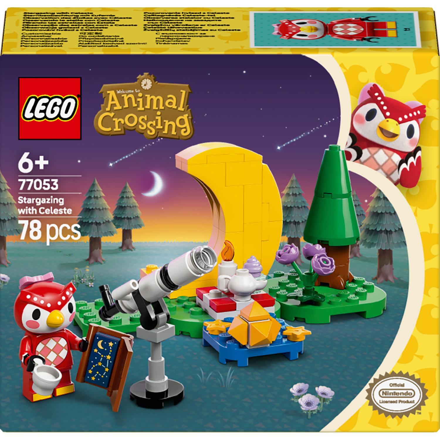 LEGO® Animal Crossing™ - Observarea stelelor cu Celeste 77053, 78