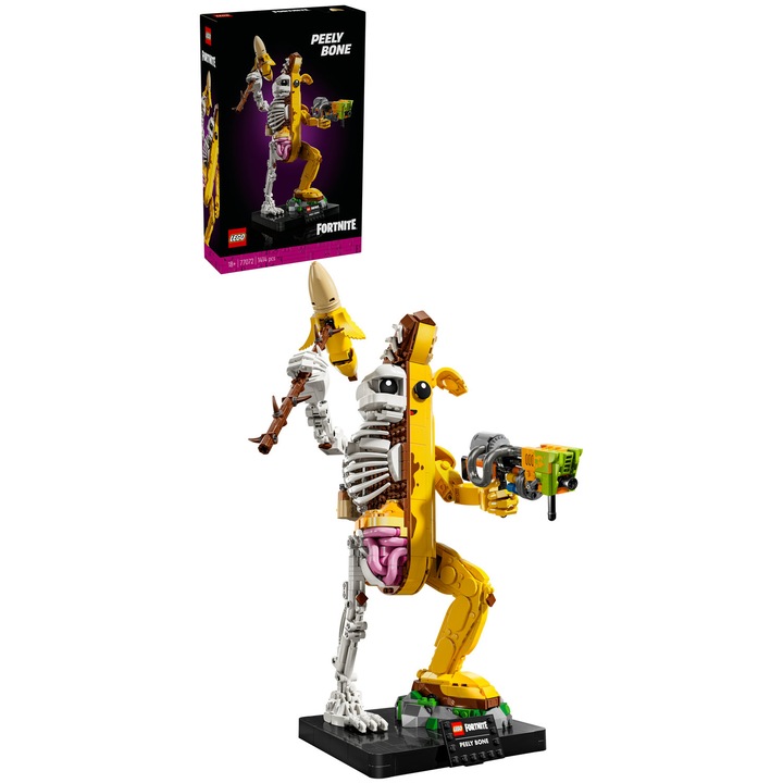 LEGO Fortnite 77072 építőkészlet, Peely Bone, 1414 db, 18+ év, Többszínű