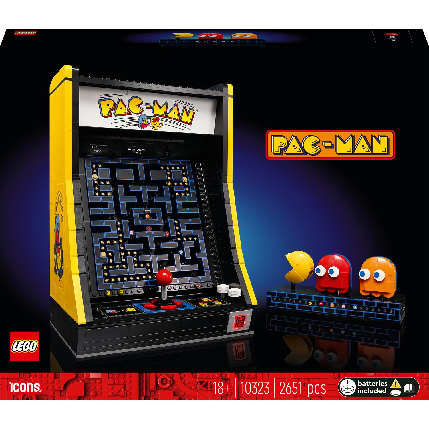 LEGO® Icons - Joc arcade PAC-MAN 10323, 2651 piese - eMAG.ro