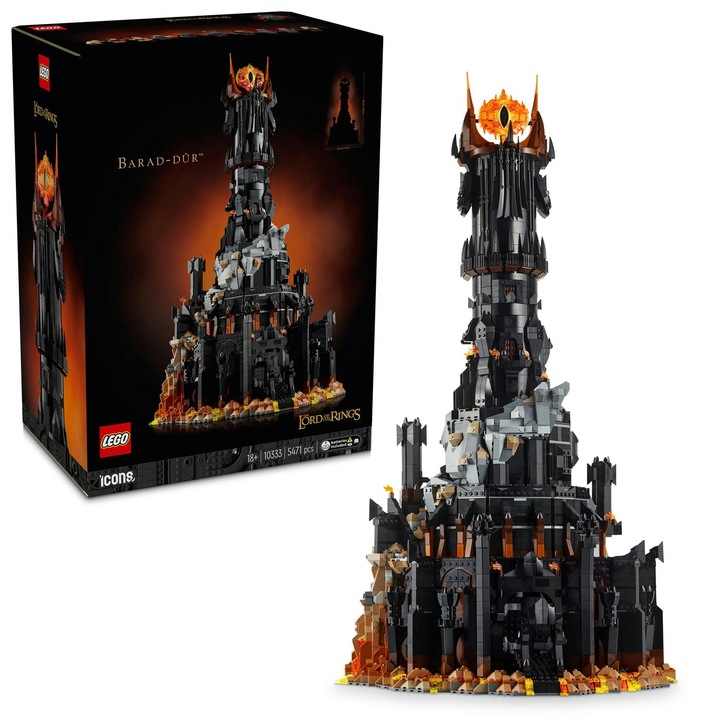 LEGO® Icons - The Lord of the Rings: Barad-dûr™ 10333, 5471 части