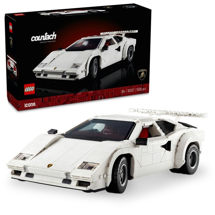 LEGO® Icons - Lamborghini Countach 5000 Quattrovalvole 10337, 1506 части