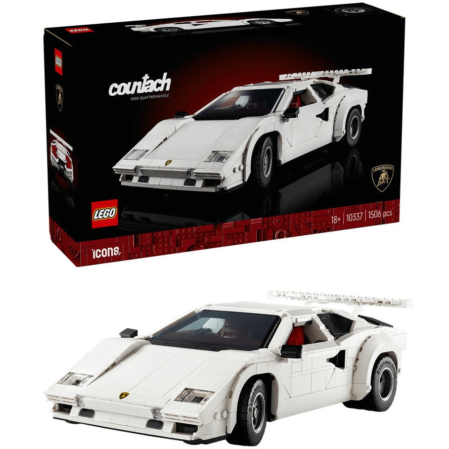 LEGO® Icons - Lamborghini Countach 5000 Quattrovalvole 10337, 1506 piese