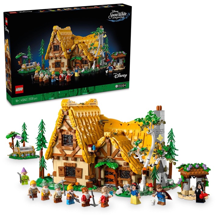 LEGO® │ Disney Hófehérke és a hét törpe házikója 43242