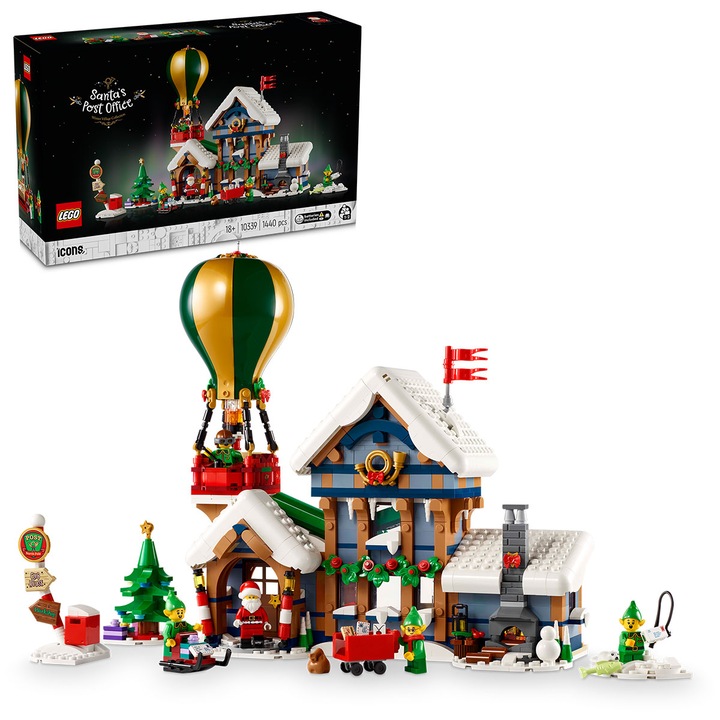 LEGO Пощата на Дядо Коледа 10339, 1440 части