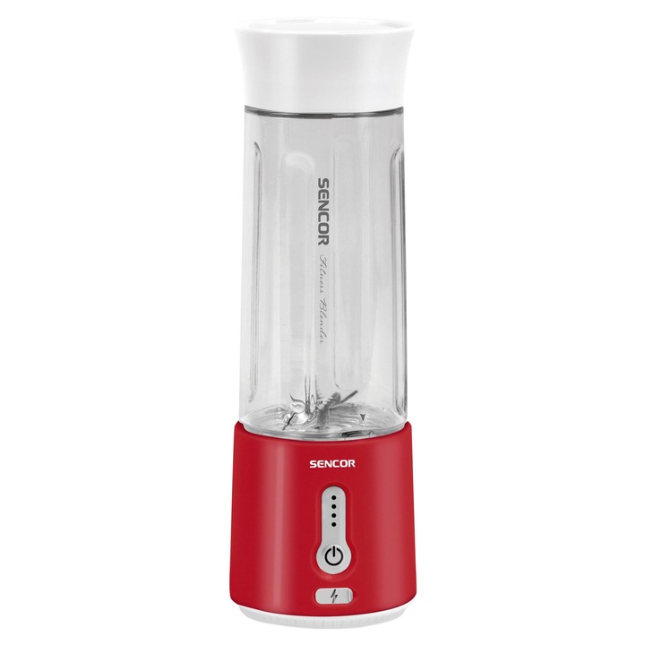 Преносим фитнес блендер Sencor SBL 134RD, 150 W, червен
